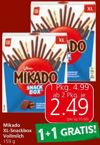 Mikado XL-Snackbox Vollmilch 159g