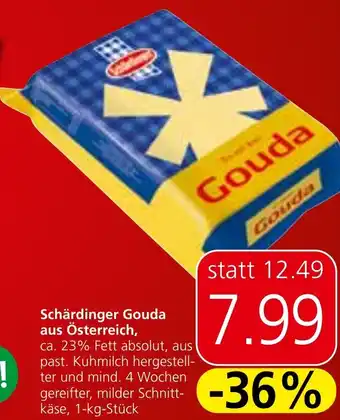 Strasser Markt Schärdinger Gouda aus Österreich, 1kg-Stuck Angebot