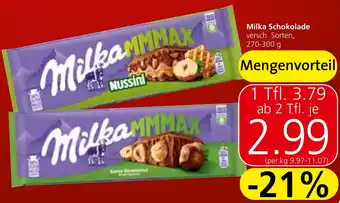 Strasser Markt Milka Schokolade versch. Sorten, 270-300 g Angebot