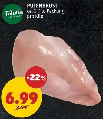 PENNY PUTENBRUST 1 Kilo Angebot