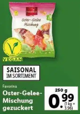 Lidl Favorina Oster-Gelee-Mischung gezuckert 250g Angebot