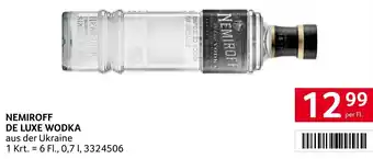 Transgourmet NEMIROFF DE LUXE WODKA 0.7L Angebot