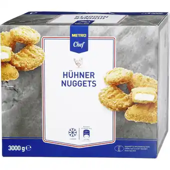 Metro Metro Chef Hühner Nuggets, Preisangabe ohne MwSt. (Preis inkl. MwSt. 9,08 €), METRO 1 Kilogramm Angebot