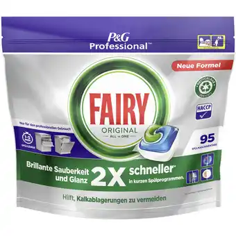 Metro FAIRY PROFESSIONAL Geschirrreiniger Tabs All in One, Preisangabe ohne MwSt. (Preis inkl. MwSt. 19,19 €), METRO 95 Stück 1 Pac Angebot