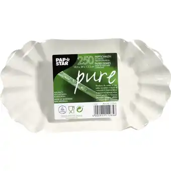Metro PapStar Pappschale Pure 10,5x20x3,5cm, Preisangabe ohne MwSt. (Preis inkl. MwSt. 19,19 €), METRO 250 Stück 1 Packung Angebot