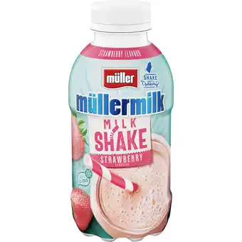 Metro Müller Milkshake Erdbeergeschmack, Preisangabe ohne MwSt. (Preis inkl. MwSt. 1,09 €), METRO 400 Gramm 1 Flasche Angebot