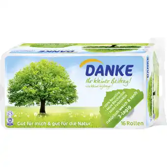 Metro Danke WC Papier 3 lagig, Preisangabe ohne MwSt. (Preis inkl. MwSt. 10,79 €), METRO 16 Rollen 1 Packung Angebot
