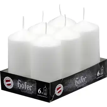 Metro Hofer Stumpenkerze 60 x 120 mm, Preisangabe ohne MwSt. (Preis inkl. MwSt. 2,64 €), METRO 1 Stück Angebot