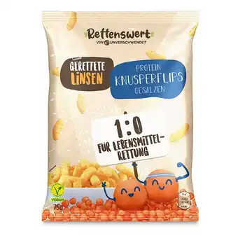 Hofer RETTENSWERT Protein Linsen Flips HOFER 75 Gramm 1 Packung Angebot