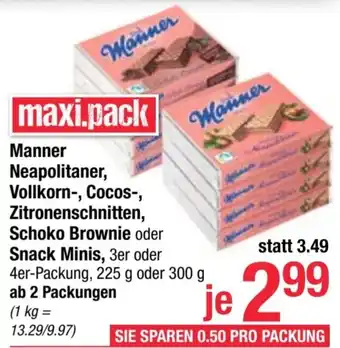 Maximarkt Manner Neapolitaner, Angebot