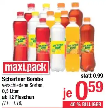 Maximarkt Schartner Bombe 0,5 Liter Angebot