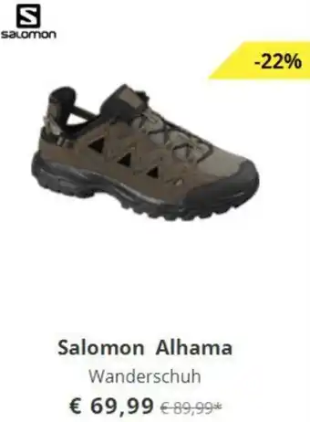 Hervis Salomon Alhama Wanderschuh Angebot