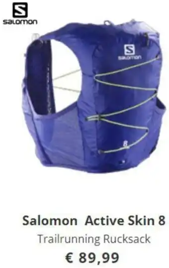 Hervis Salomon Active Skin 8 Trailrunning Rucksack Angebot
