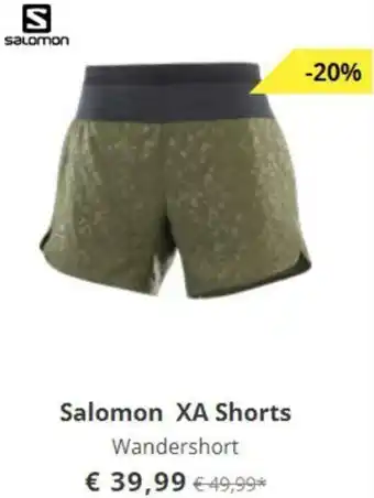 Hervis Salomon XA Shorts Wandershirt Angebot