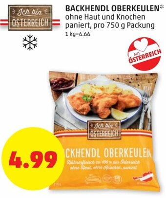 PENNY Backhendl Oberkeulen 750g Angebot