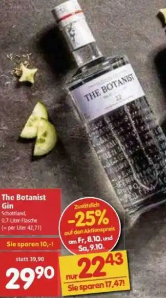 Interspar The Botanist Gin Angebot