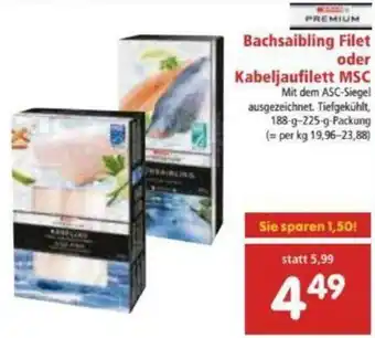 Interspar Bachsaibling Filet Oder Kabeljaufilet MSC Angebot