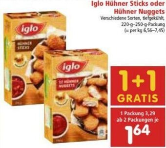 Interspar Iglo Hühner Sticks Oder Hühner Nuggets Angebot