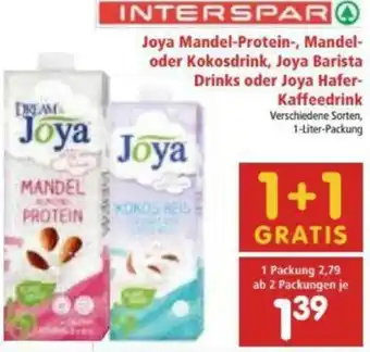 Interspar Joya Mandel-Protein,Mandel -Oder Kokos-Drinks Angebot