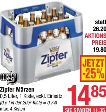 Maximarkt Zipfer Märzen 0,5 Liter Angebot