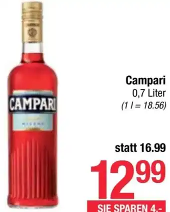 Maximarkt Campari 0,7 Liter Angebot