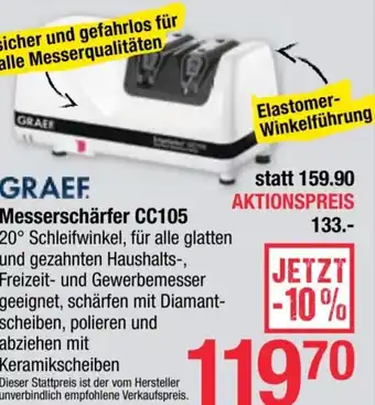 Maximarkt GRAEF Messerschärfer CC105 Angebot