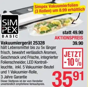 Maximarkt Vakuumiergerät 25328 Angebot