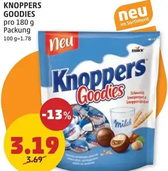 PENNY KNOPPERS GOODIES pro 180 g Packung Angebot
