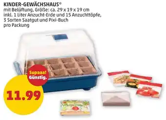 PENNY KINDER-GEWÄCHSHAUS Angebot