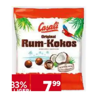 Billa Casali Rum-Kokos BILLA 1 Kilogramm 1 Packung Angebot