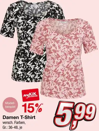 KiK Damen T-Shirt versch. Farben, Gr.: 36-48, je Angebot