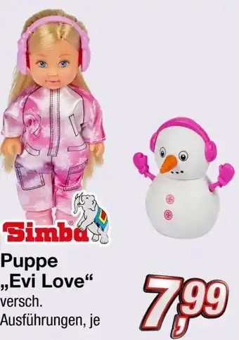 KiK Simba Puppe ,,Evi Love Angebot