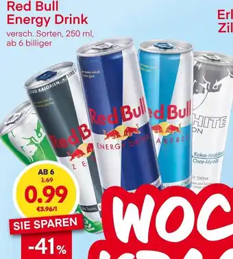 MPreis Red Bull Energy Drink Angebot