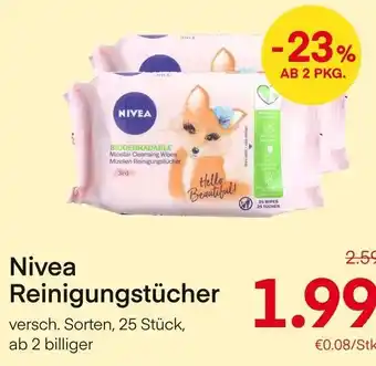 MPreis Nivea Reinigungstücher Angebot