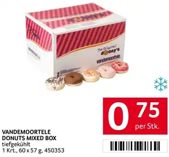 Transgourmet VANDEMOORTELE DONUTS MIXED BOX per Stk. Angebot