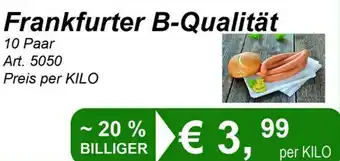 Nemetz Markt Frankfurter B-Qualität Angebot