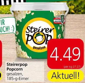 Spar Steirerpop Popcorn Angebot