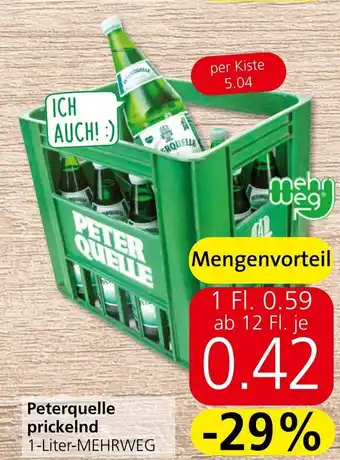 Spar Peterquelle prickelnd Angebot