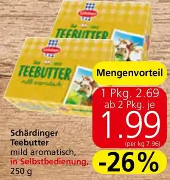 Eurospar Schärdinger Teebutter 250g Angebot