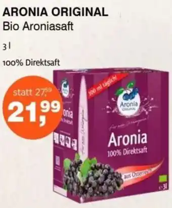 ARONIA ORIGINAL Bio Aroniasaft