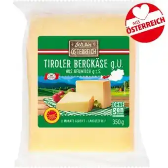 PENNY Ich bin Österreich TIROLER BERGKÄSE Penny 350 Gramm 1 Packung Angebot