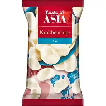 PENNY Taste of Asia Krabbenchips versch. Sorten Penny 100 Gramm 1 Packung Angebot