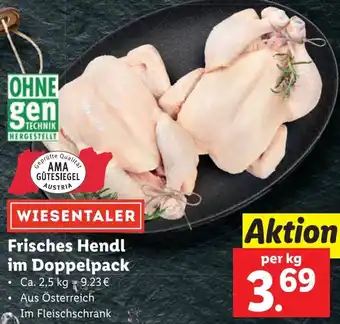 Lidl Frisches Hendl im Doppelpack Angebot