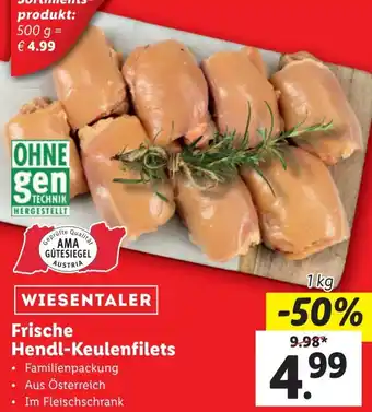 Lidl Frische Hendl-Keulenfilets Angebot