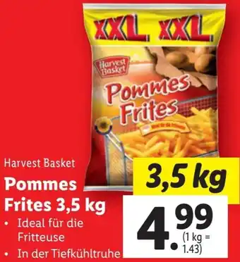 Lidl Pommes Frites 3,5 kg Angebot