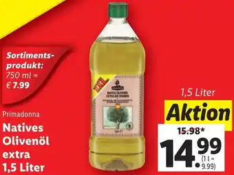 Lidl Natives Olivenöl extra 1,5 Liter Angebot