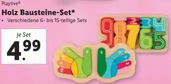 Lidl Holz Bausteine-Set Angebot