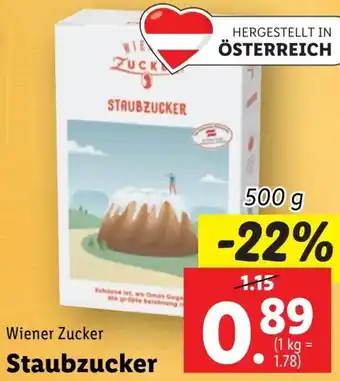 Lidl Staubzucker Angebot