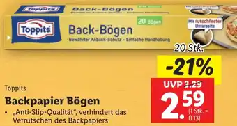 Lidl Backpapier Bögen Angebot