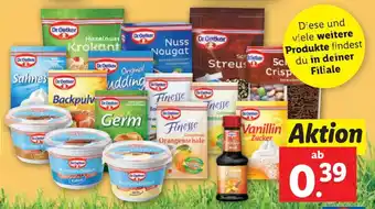 Lidl Backpulv, Sahnes, Nuss Nougat, Germ, Vanillin, Finesse Angebot